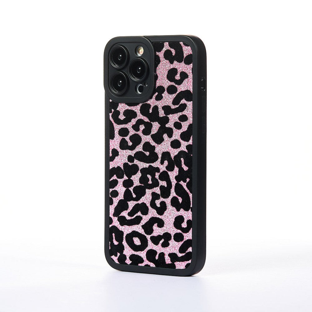 Furry Print Case - iPhone 13 Pro Max - Pink