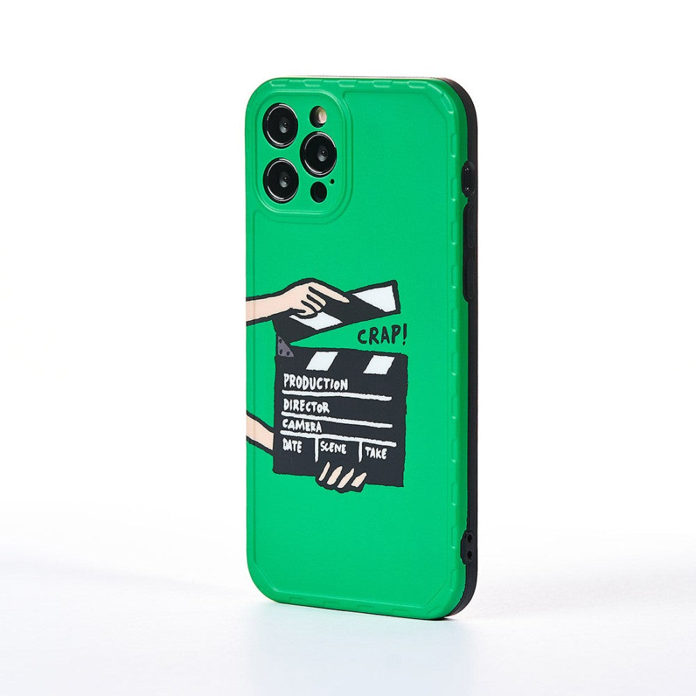 Husa Ready? Action! - iPhone 12 Pro - Verde