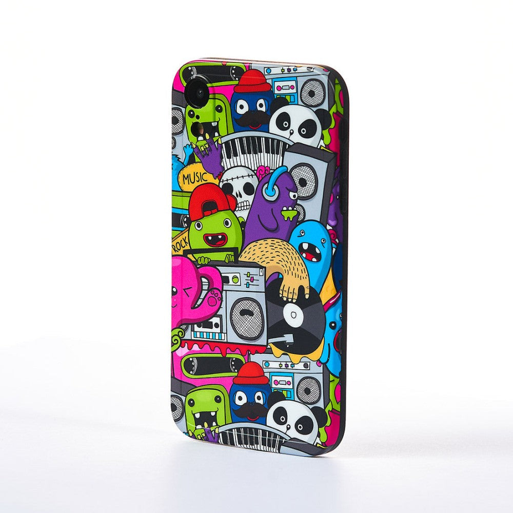 Cartoon Monster Case - iPhone XR - Multicolor