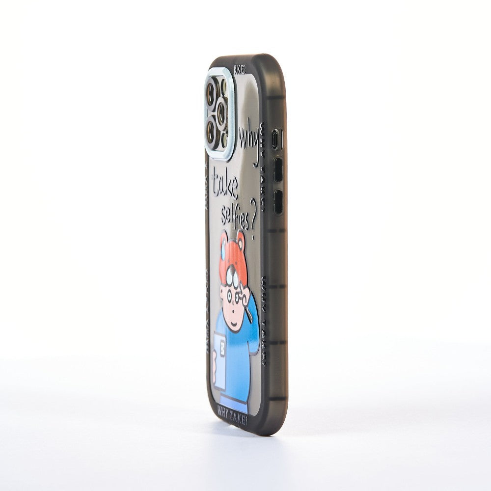Husa Why? - iPhone 12 Pro Max - Negru