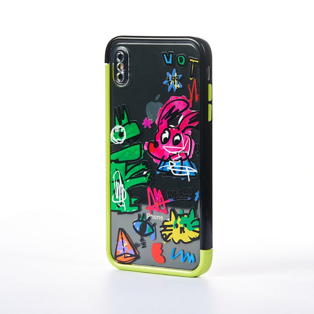 Husa Dino Attack - iPhone XS Max - Multicolor