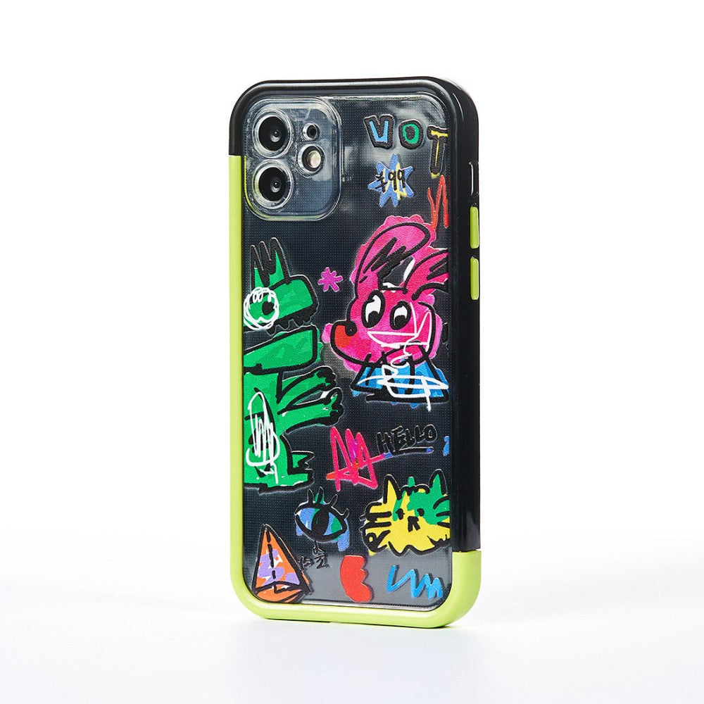 Dino Attack Case - iPhone 12 - Multicolor