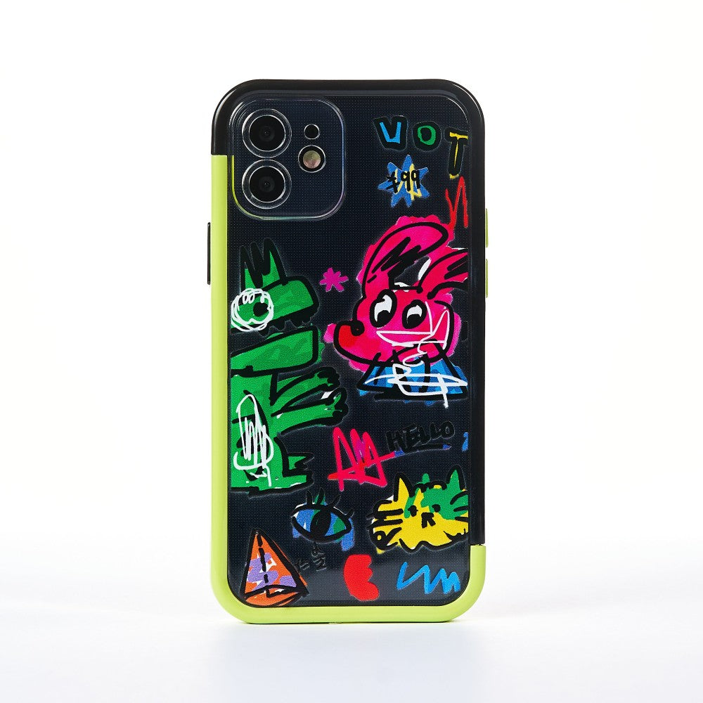 Dino Attack Case - iPhone 12 - Multicolor