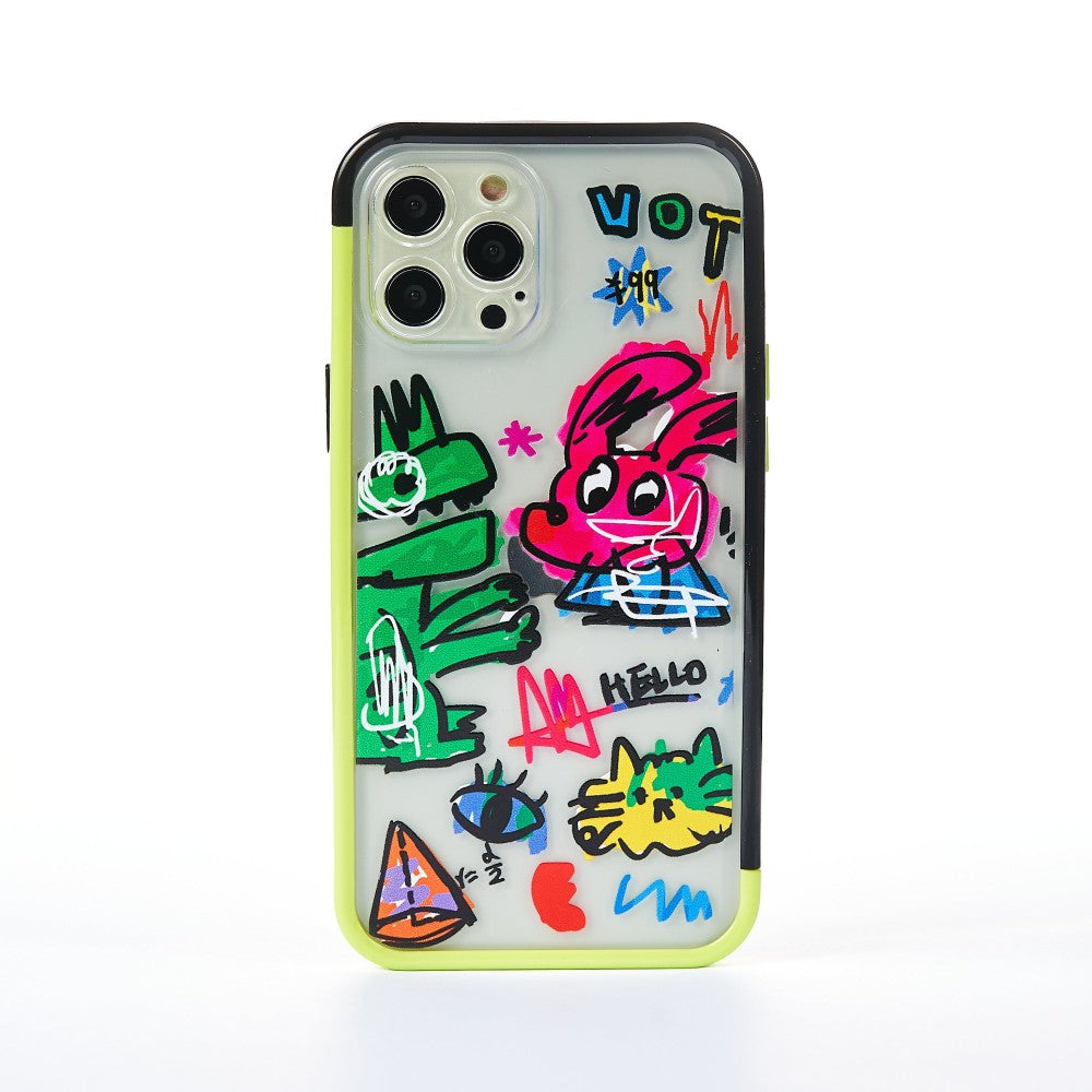 Husa Dino Attack - iPhone 12 Pro Max - Multicolor