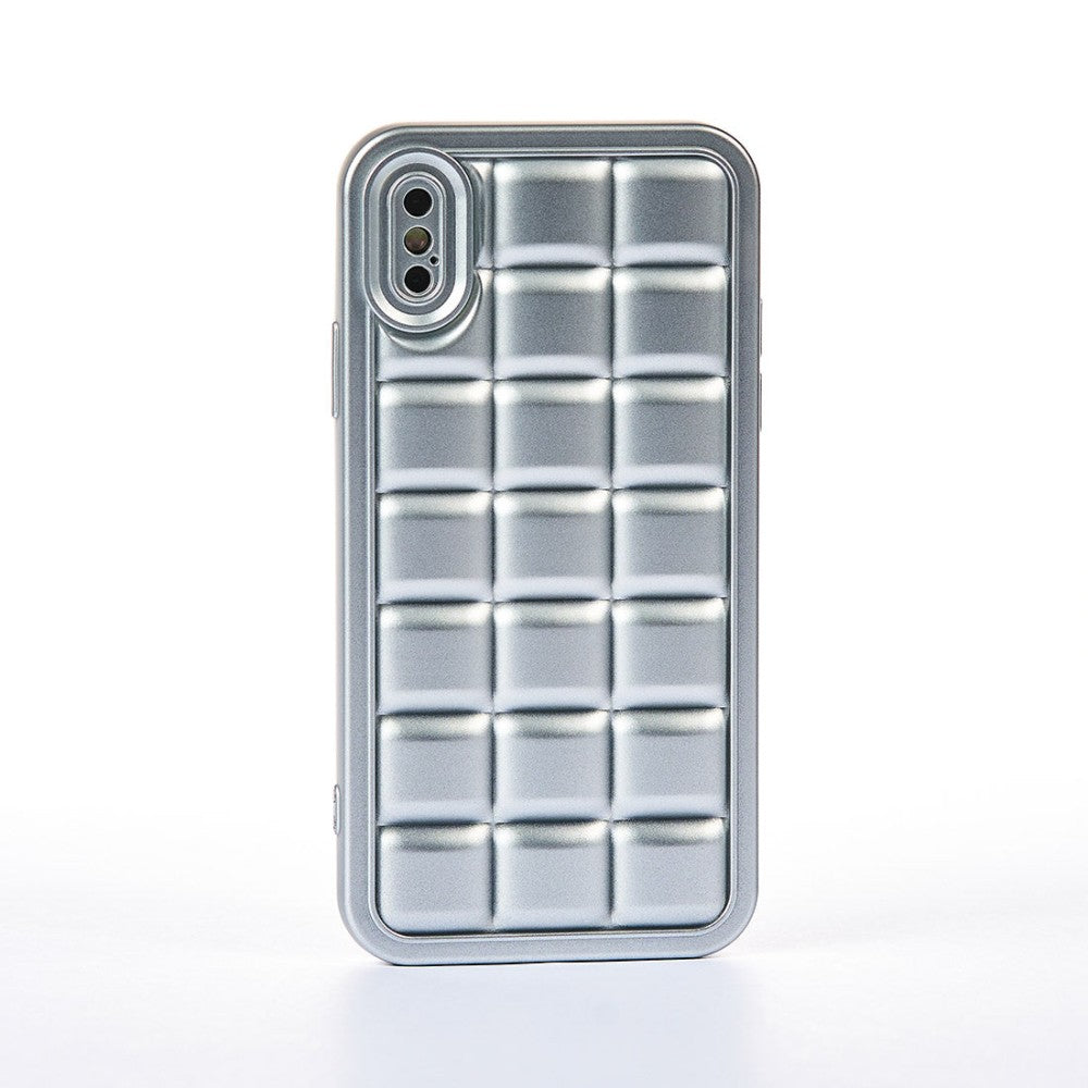 Squared Up Case - iPhone X/XS - Silver