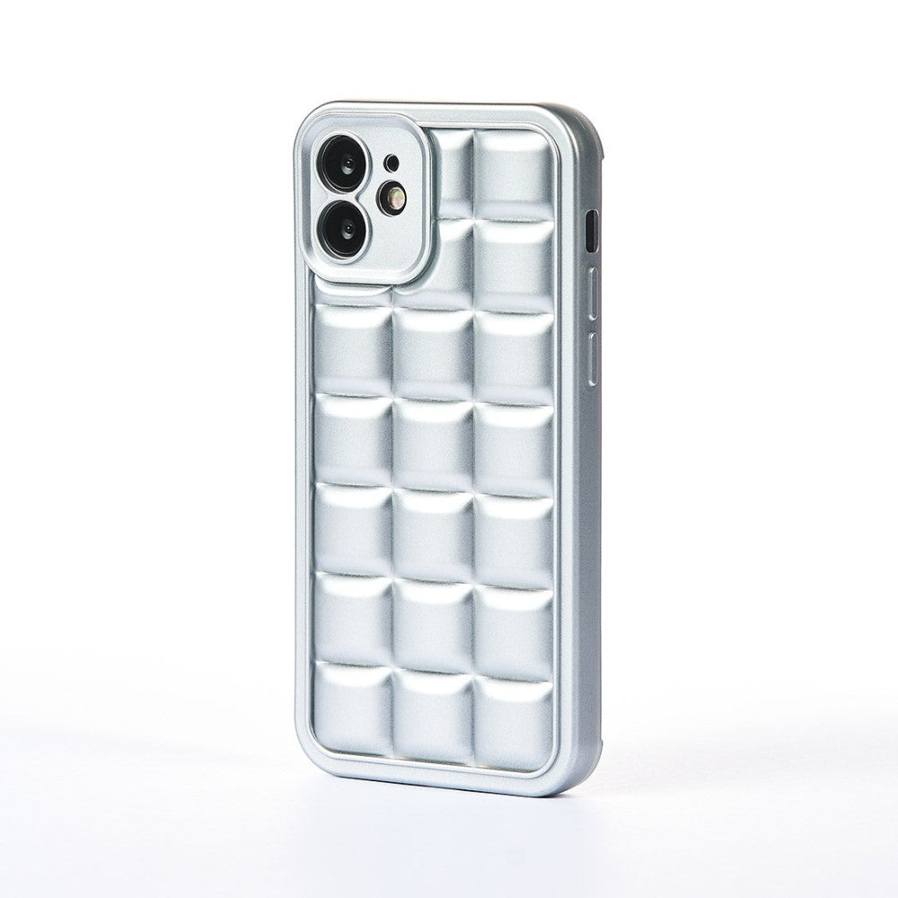 Husa Squared Up - iPhone 12 - Silver