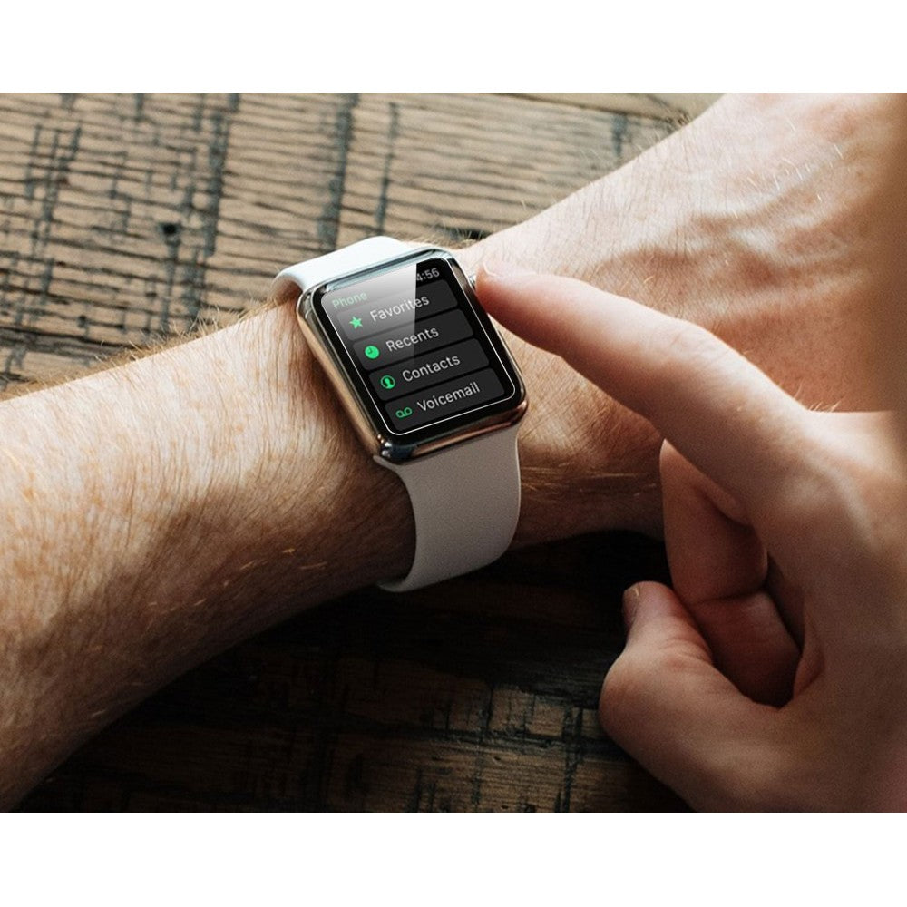 Folie Sticla MaxDefense+ - Apple Watch 4/5/6/SE - 44MM - Clear