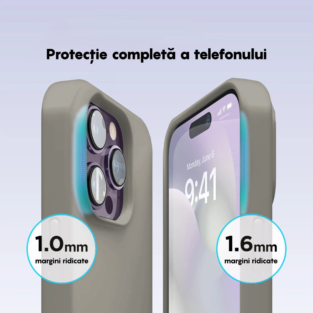 Husa Soft Silicone - iPhone 14 Pro Max - Gray