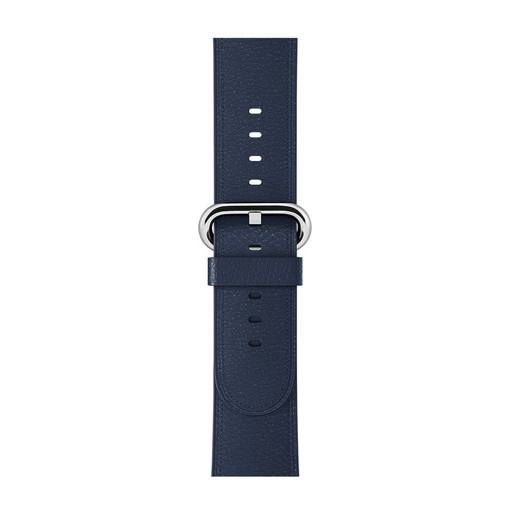 Leather Classic Strap - Apple Watch 1/2/3/4/5/6/7/8/9/10/11/SE/SE2/SE3 - 38/40/41/42 MM - Dark Blue