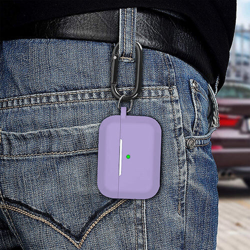Soft Silicone Case - AirPods Pro 1/2 - Light Lilac