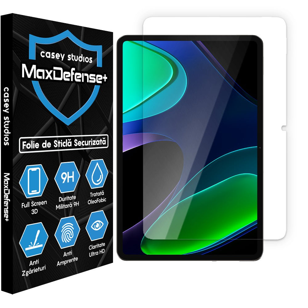 Folie Sticla MaxDefense+ - Xiaomi Pad 5 Pro 12.4 - Clear