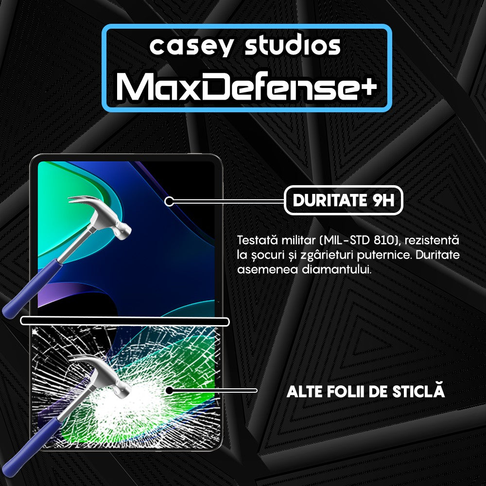 Folie Sticla MaxDefense+ - Xiaomi Pad 5 Pro 12.4 - Clear