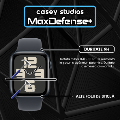 Folie Regenerabila MaxDefense+ - Apple Watch 4/5/6/SE - 40MM - Negru