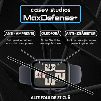 Regenerative Film MaxDefense+ - Apple Watch 4/5/6/SE - 44MM - Black