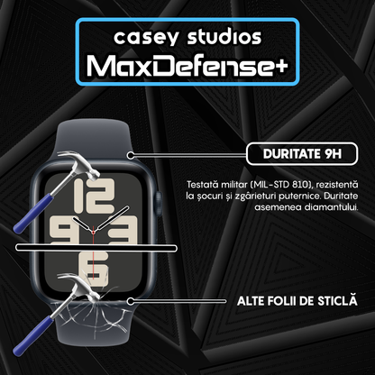 Regenerative Film MaxDefense+ - Apple Watch 4/5/6/SE - 44MM - Black
