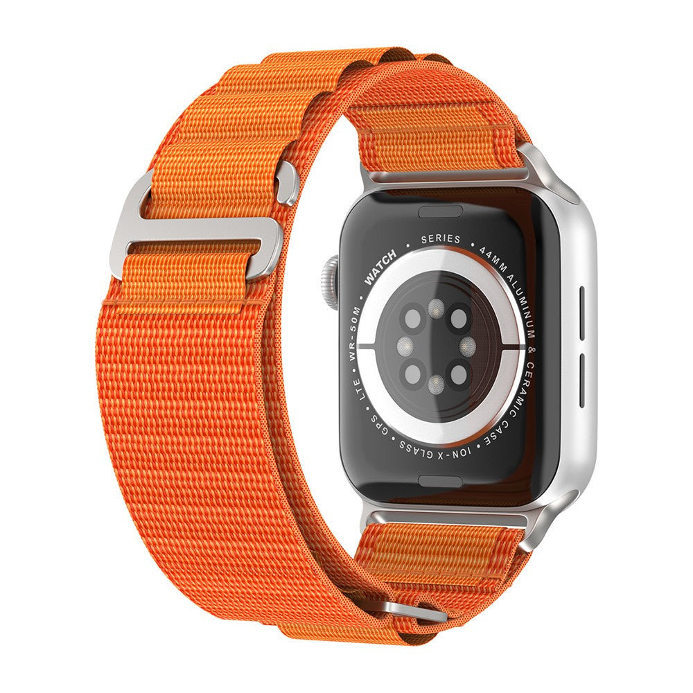 Curea Alpine Adventure - Apple Watch 1/2/3/4/5/6/7/8/9/10/11/SE/SE2/SE3 - 38/40/41/42 MM - Portocaliu