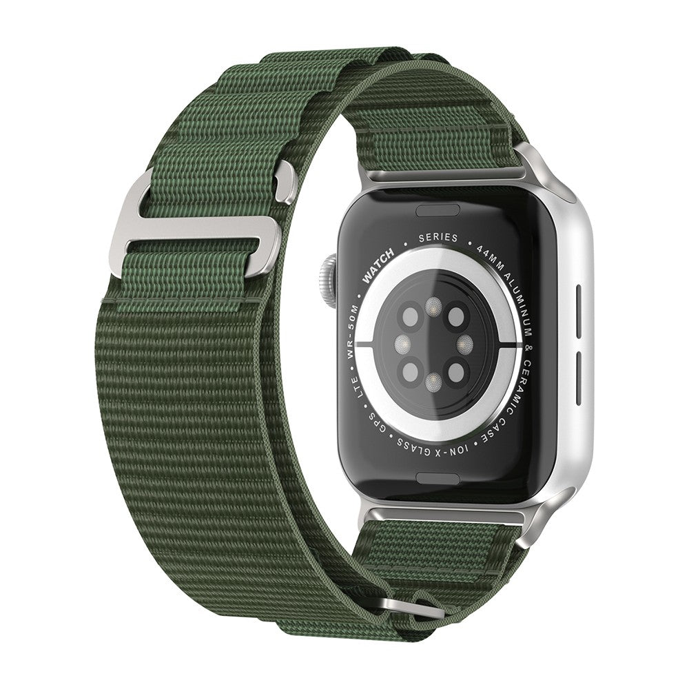 Curea Alpine Adventure - Apple Watch 1/2/3/4/5/6/7/8/9/10/11/SE/SE2/SE3 - 38/40/41/42 MM - Verde Inchis