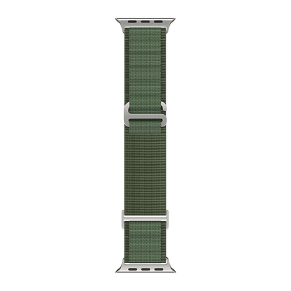 Curea Alpine Adventure - Apple Watch 1/2/3/4/5/6/7/8/9/10/11/SE/SE2/SE3 - 38/40/41/42 MM - Verde Inchis