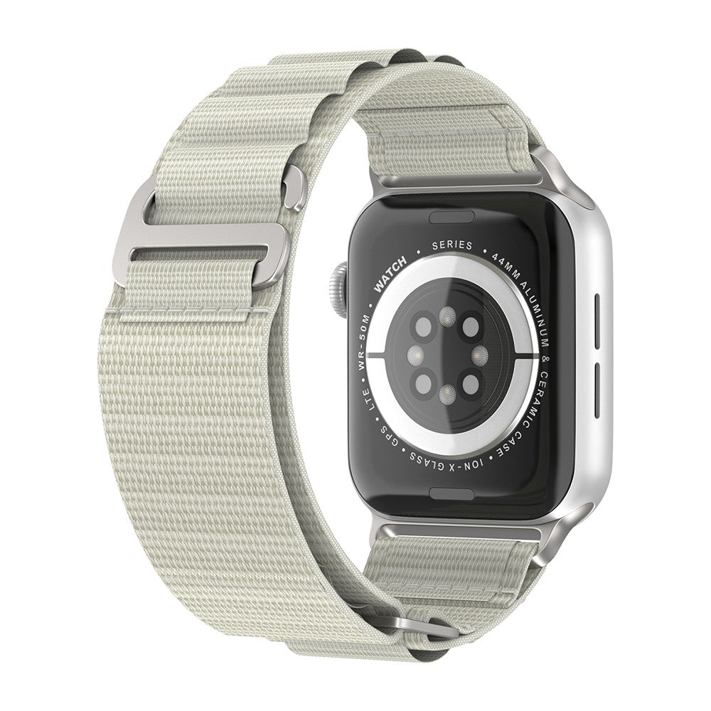 Curea Alpine Adventure - Apple Watch 1/2/3/4/5/6/7/8/9/10/11/SE/SE2/SE3/Ultra 1/Ultra 2/Ultra 3 - 42/44/45/46/49 MM - Crem