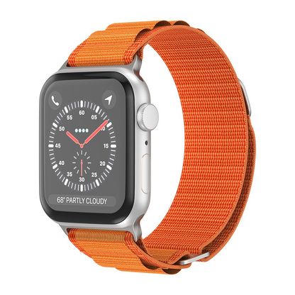 Curea Alpine Adventure - Apple Watch 1/2/3/4/5/6/7/8/9/10/11/SE/SE2/SE3/Ultra 1/Ultra 2/Ultra 3 - 42/44/45/46/49 MM - Portocaliu