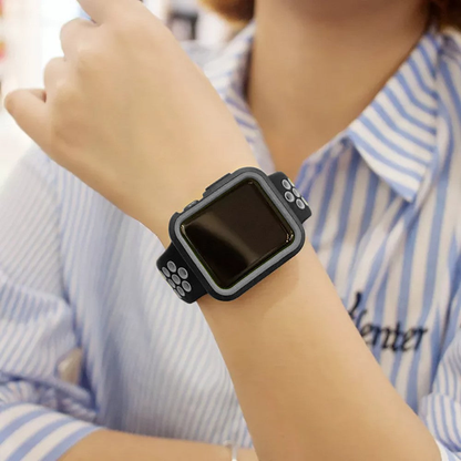 Carcasa Rugged - Apple Watch 7/8/9 - 45MM - Negru/Gri