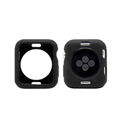 Soft Silicone Case - Apple Watch 4/5/6/SE - 44MM - Black