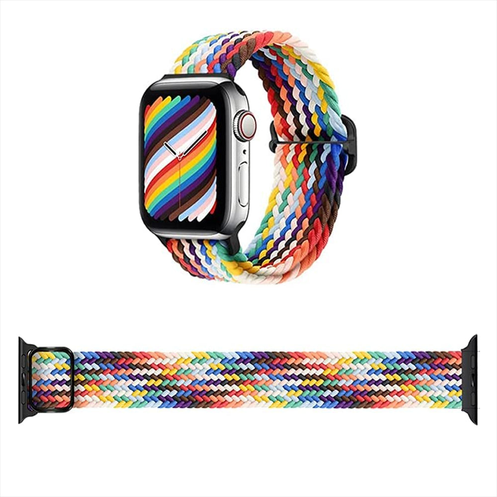 Curea Braided Weave - Apple Watch 1/2/3/4/5/6/7/8/9/10/11/SE/SE2/SE3 - 38/40/41/42 MM - Mixed Colors