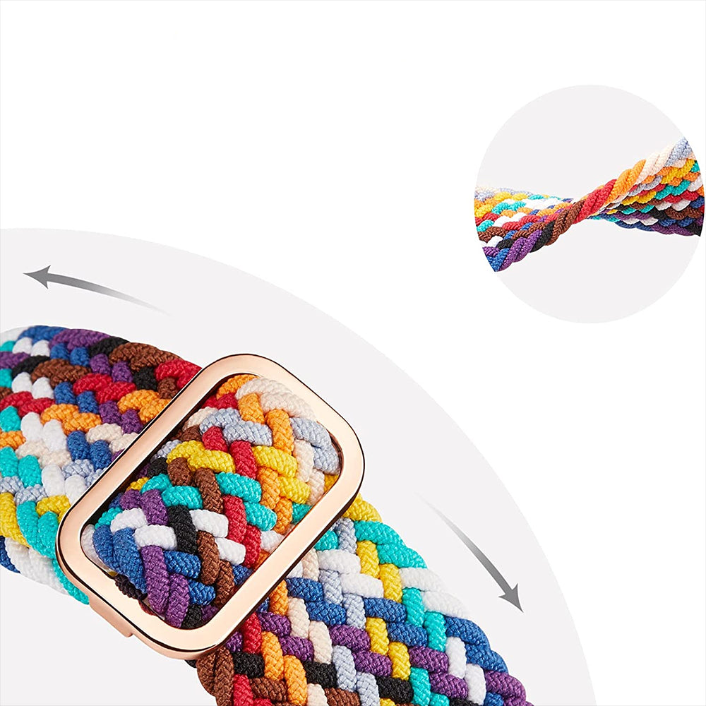 Curea Braided Weave - Apple Watch 1/2/3/4/5/6/7/8/9/10/11/SE/SE2/SE3 - 38/40/41/42 MM - Mixed Colors