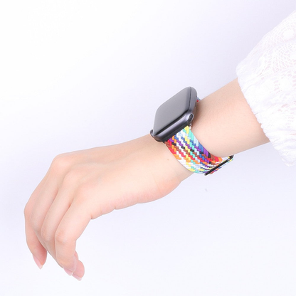 Curea Braided Weave - Apple Watch 1/2/3/4/5/6/7/8/9/10/11/SE/SE2/SE3/Ultra 1/Ultra 2/Ultra 3 - 42/44/45/46/49 MM - Mixed Colors