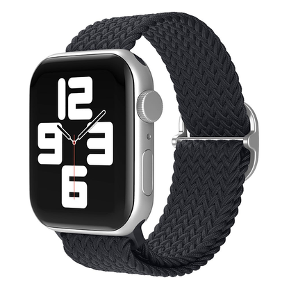 Braided Weave Band - Apple Watch 1/2/3/4/5/6/7/8/9/10/11/SE/SE2/SE3/Ultra 1/Ultra 2/Ultra 3 - 42/44/45/46/49 MM - Charcoal