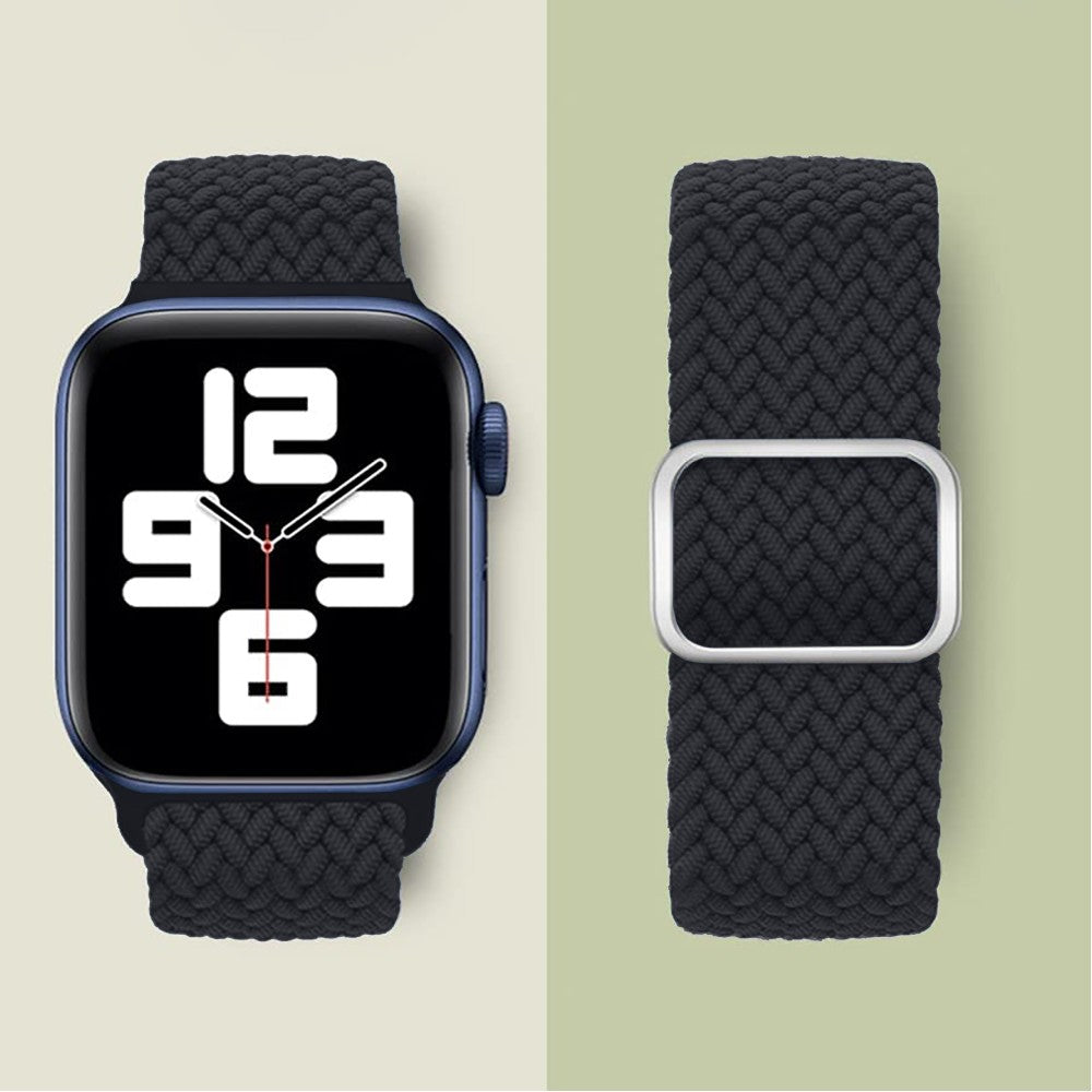 Curea Braided Weave - Apple Watch 1/2/3/4/5/6/7/8/9/10/11/SE/SE2/SE3/Ultra 1/Ultra 2/Ultra 3 - 42/44/45/46/49 MM - Charcoal