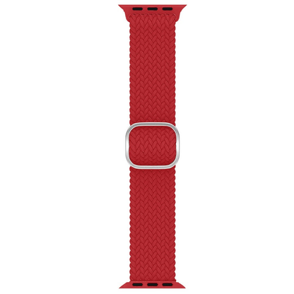 Braided Weave Strap - Apple Watch 1/2/3/4/5/6/7/8/9/10/11/SE/SE2/SE3/Ultra 1/Ultra 2/Ultra 3 - 42/44/45/46/49 MM - Red
