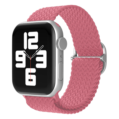 Curea Braided Weave - Apple Watch 1/2/3/4/5/6/7/8/9/10/11/SE/SE2/SE3/Ultra 1/Ultra 2/Ultra 3 - 42/44/45/46/49 MM - Pink