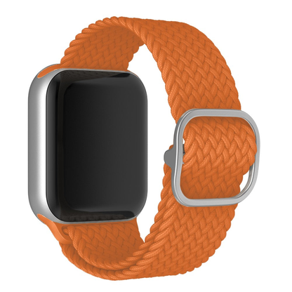 Curea Braided Weave - Apple Watch 1/2/3/4/5/6/7/8/9/10/11/SE/SE2/SE3/Ultra 1/Ultra 2/Ultra 3 - 42/44/45/46/49 MM - Hermes Orange