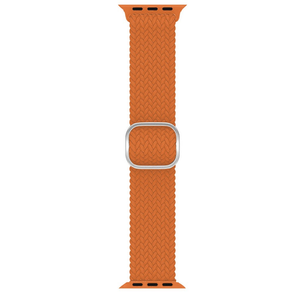 Curea Braided Weave - Apple Watch 1/2/3/4/5/6/7/8/9/10/11/SE/SE2/SE3/Ultra 1/Ultra 2/Ultra 3 - 42/44/45/46/49 MM - Hermes Orange