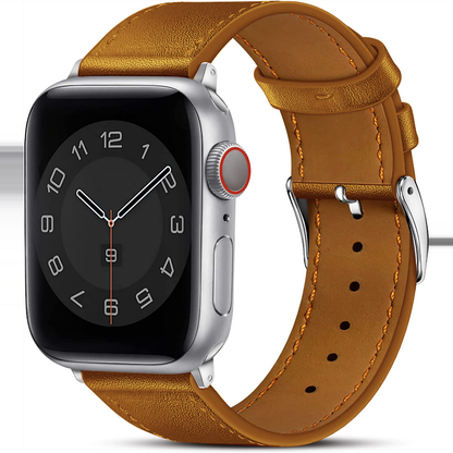 Curea Leather Heritage - Apple Watch 1/2/3/4/5/6/7/8/9/10/11/SE/SE2/SE3 - 38/40/41/42 MM - Maro