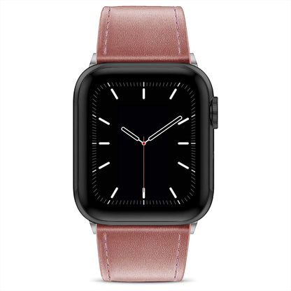 Curea Leather Heritage - Apple Watch 1/2/3/4/5/6/7/8/9/10/11/SE/SE2/SE3 - 38/40/41/42 MM - Roz