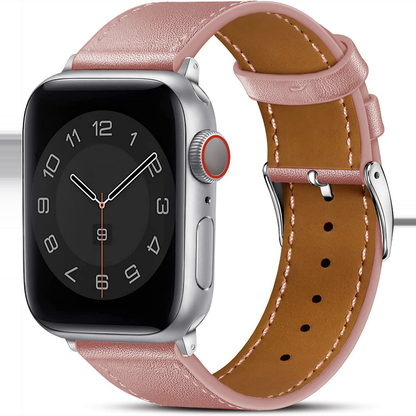 Leather Heritage Strap - Apple Watch 1/2/3/4/5/6/7/8/9/10/11/SE/SE2/SE3/Ultra 1/Ultra 2/Ultra 3 - 42/44/45/46/49 MM - Pink