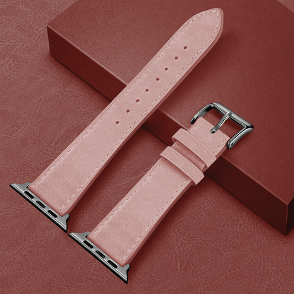 Leather Heritage Strap - Apple Watch 1/2/3/4/5/6/7/8/9/10/11/SE/SE2/SE3/Ultra 1/Ultra 2/Ultra 3 - 42/44/45/46/49 MM - Pink