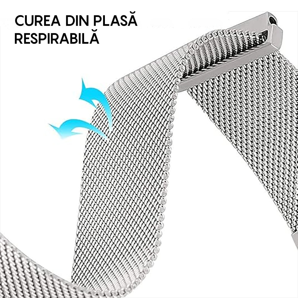 Curea Milanese Essential - Honor Watch SE/Magic 2 - 20mm - Silver