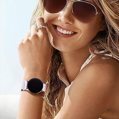 Curea Braided Classic - Honor Watch GS 4/GS 3/GS 3i/4 Pro/GS Pro/Magic 2 46mm/Magic 1/Dream - 22mm - Alb