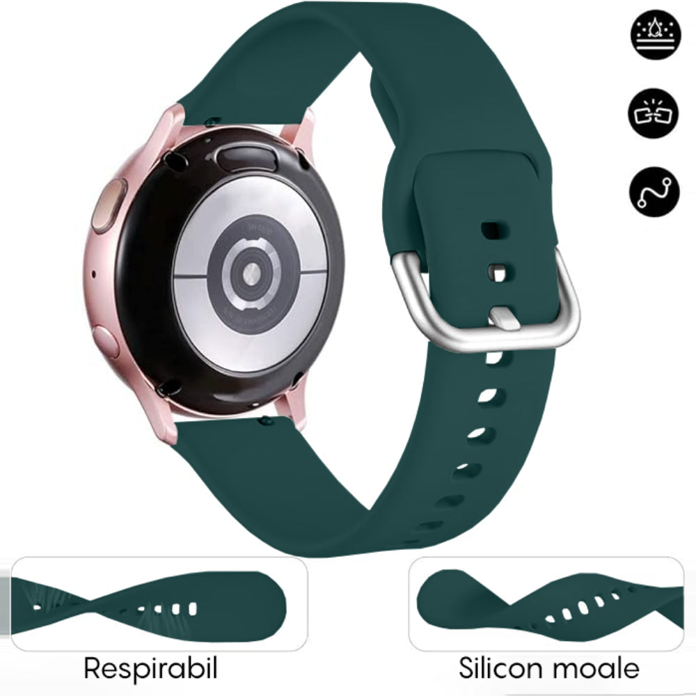 Curea Silicone Classic - Honor Watch SE/Magic 2 - 20mm - Verde