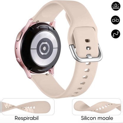 Curea Silicone Classic - Honor Watch SE/Magic 2 - 20mm - Pink Sand