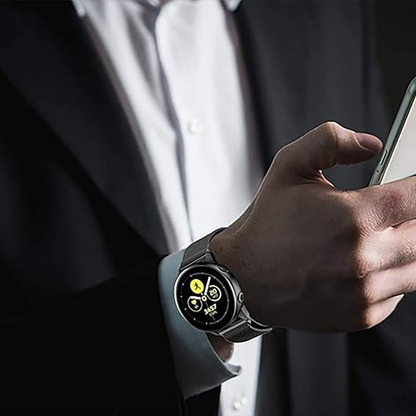 Milanese Essential Strap - Huawei Watch GT4 46mm/4/4Pro/Ultimate/GT3 SE/Buds/3 Pro New/GT3 Pro 46mm/GT Runner/GT3/3/3Pro/GT2 Pro/GT2e/GT 42mm/GT2 46mm - 22mm - Black