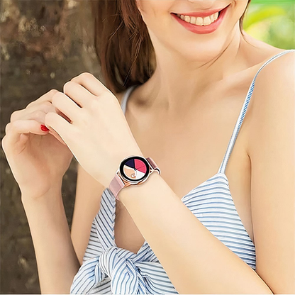 Curea Milanese Essential - Huawei Watch GT4 46mm/4/4Pro/Ultimate/GT3 SE/Buds/3 Pro New/GT3 Pro 46mm/GT Runner/GT3/3/3Pro/GT2 Pro/GT2e/GT 42mm/GT2 46mm - 22mm - Pink