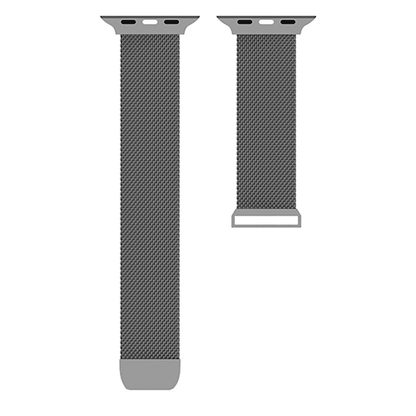 Curea Milanese Duo - Apple Watch 1/2/3/4/5/6/7/8/9/10/11/SE/SE2/SE3/Ultra 1/Ultra 2/Ultra 3 - 42/44/45/46/49 MM - Silver