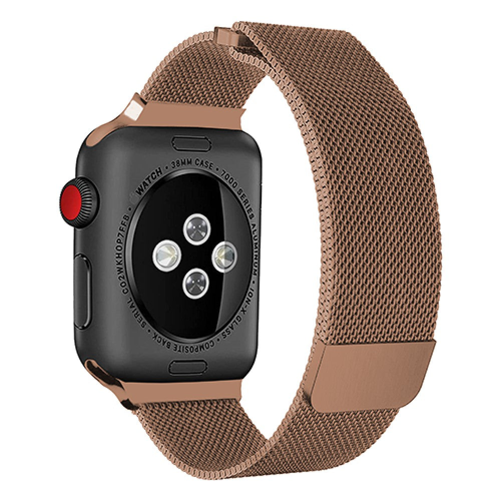 Curea Milanese Duo - Apple Watch 1/2/3/4/5/6/7/8/9/10/11/SE/SE2/SE3/Ultra 1/Ultra 2/Ultra 3 - 42/44/45/46/49 MM - Rose Gold