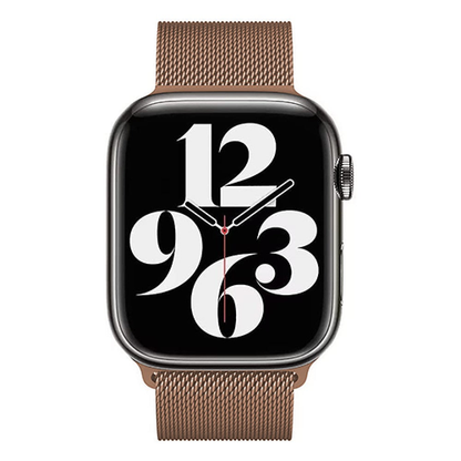 Milanese Duo Strap - Apple Watch 1/2/3/4/5/6/7/8/9/10/11/SE/SE2/SE3/Ultra 1/Ultra 2/Ultra 3 - 42/44/45/46/49 MM - Rose Gold