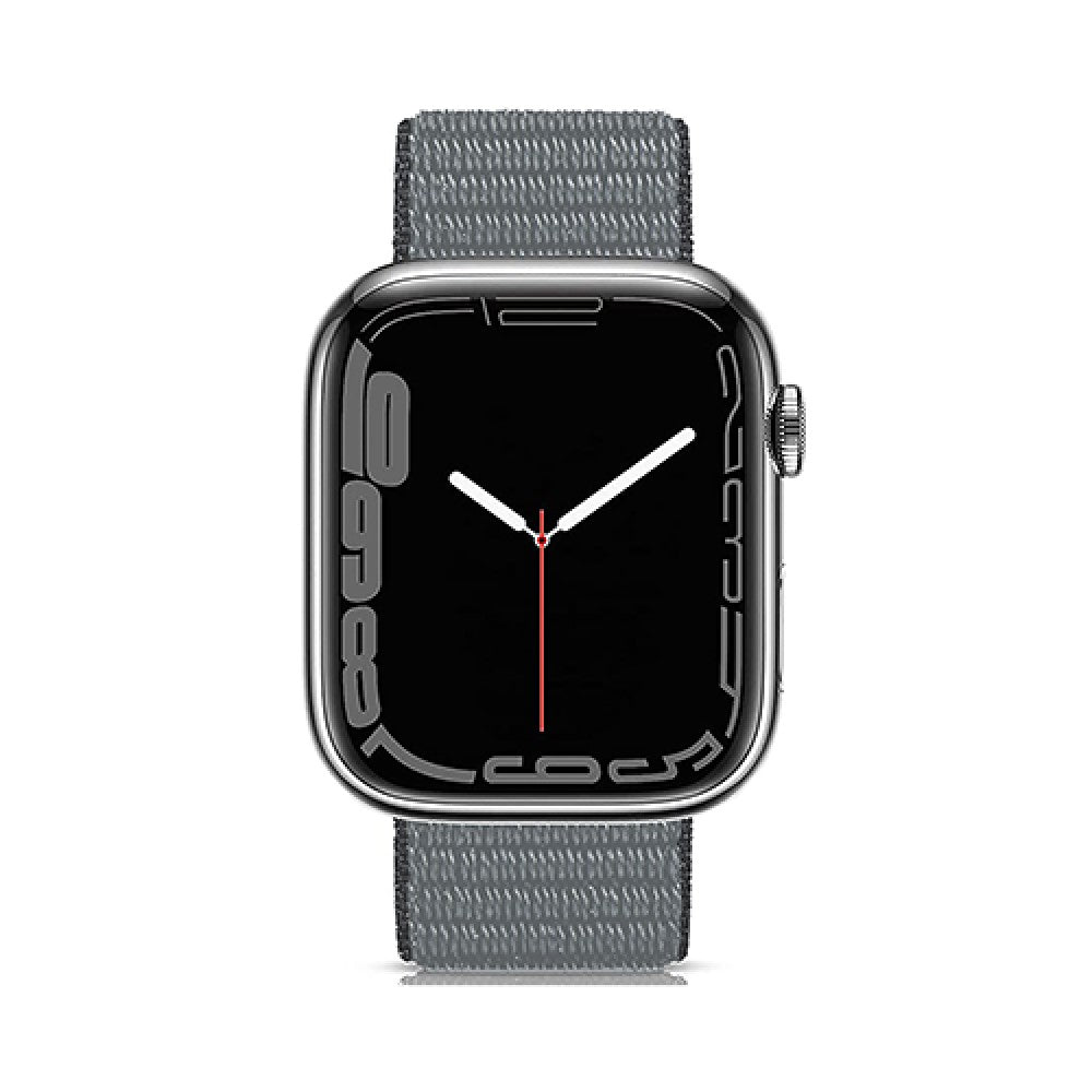 Curea Nylon Sport - Apple Watch 1/2/3/4/5/6/7/8/9/10/11/SE/SE2/SE3 - 38/40/41/42 MM - Ash Gray