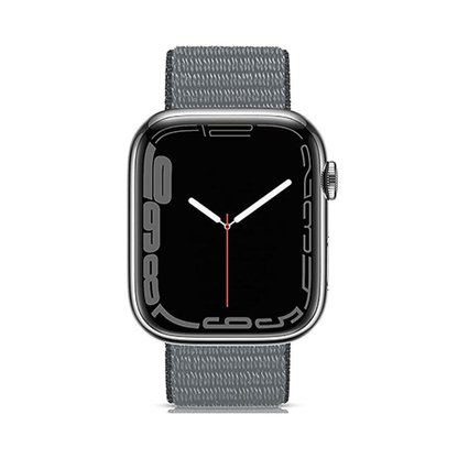Curea Nylon Sport - Apple Watch 1/2/3/4/5/6/7/8/9/10/11/SE/SE2/SE3 - 38/40/41/42 MM - Ash Gray